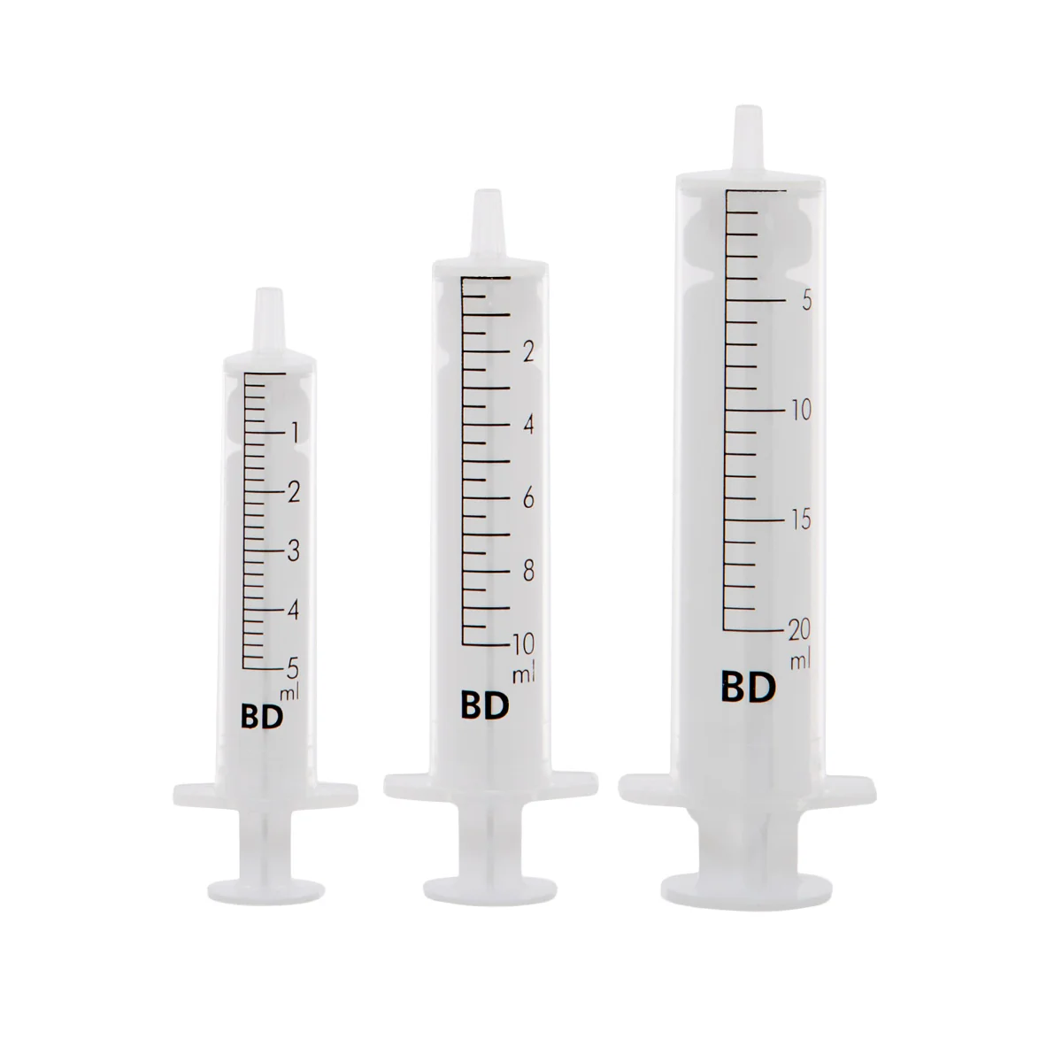 BD Discardit Sterile Disposable Graduated Eccentric Luer Slip Syringes