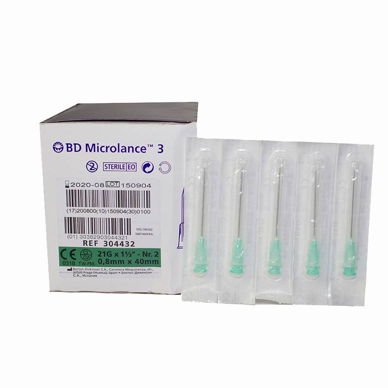 BD Microlance 21G by 44mm Thin Wall Needles