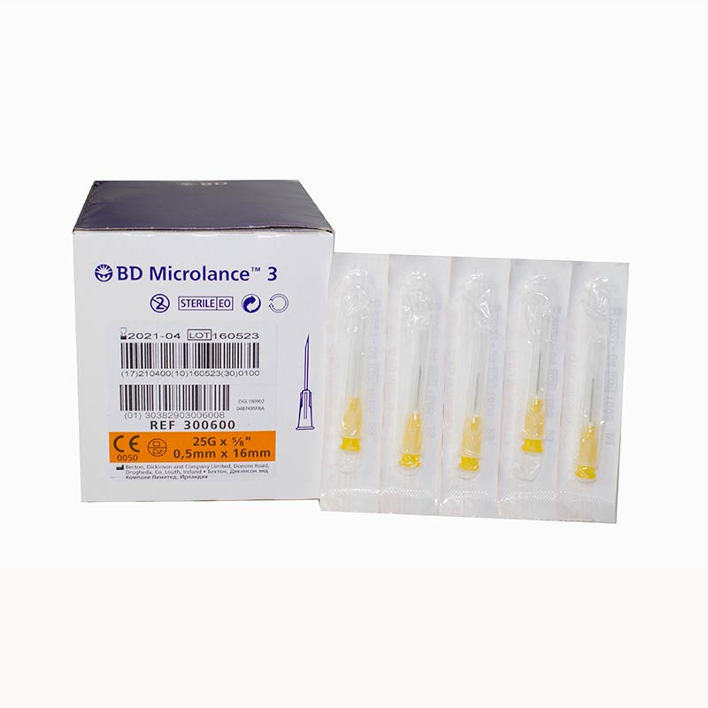 BD Microlance 25G by 16mm Thin Wall Needles