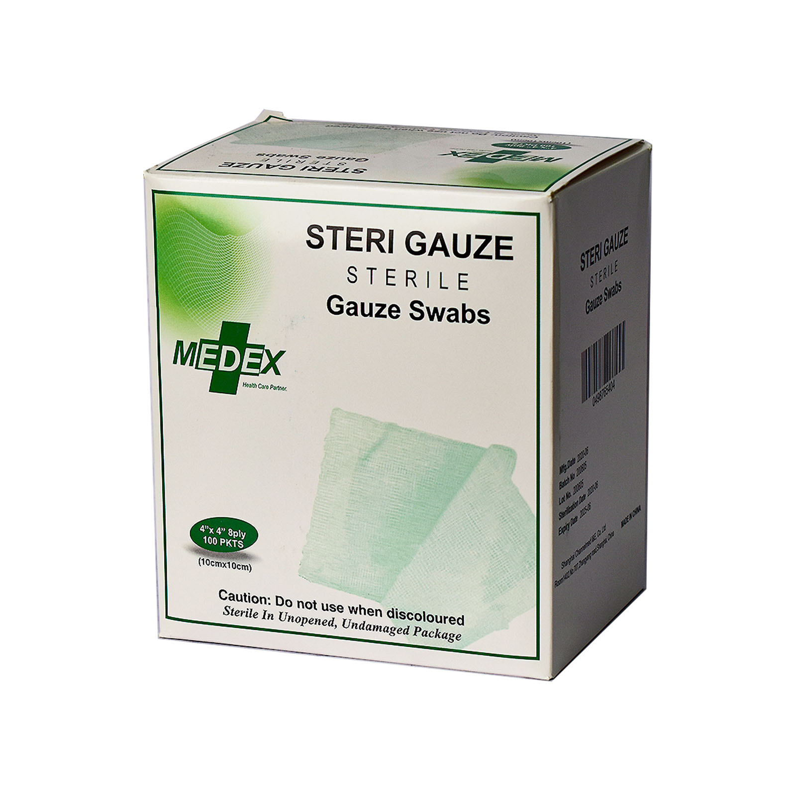 Medex 8ply Sterile Gauze Swabs