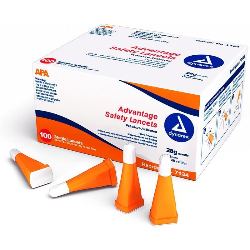 Pressure Activated Safety Lancets