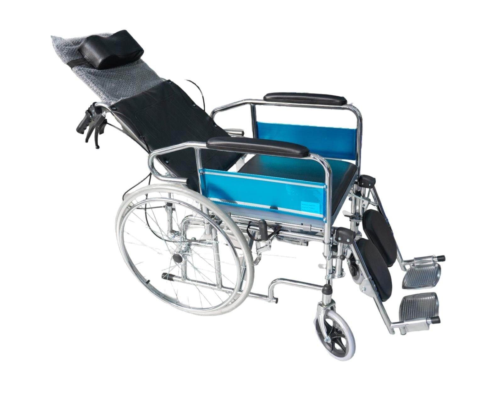 Reclining Commode Wheelchair