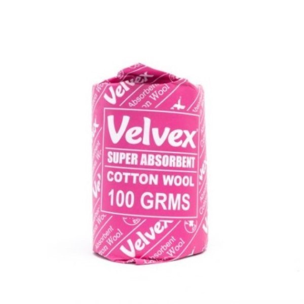 Velvex 100gms Cotton Wool - 6 pack